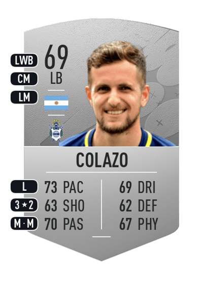 Nicolás Colazo Common 69 OVR