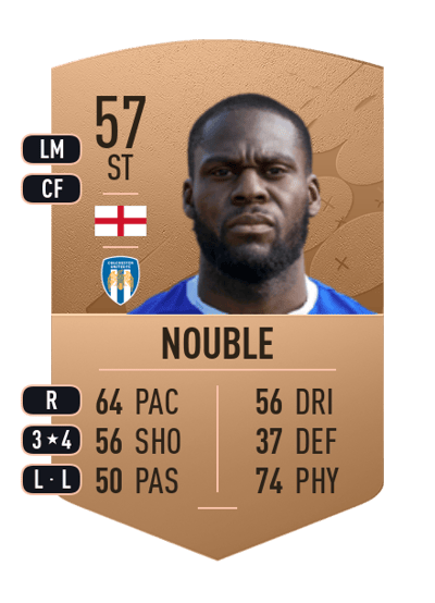 Frank Nouble Common 57 OVR