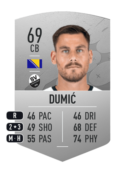 Dario Dumić Common 69 OVR