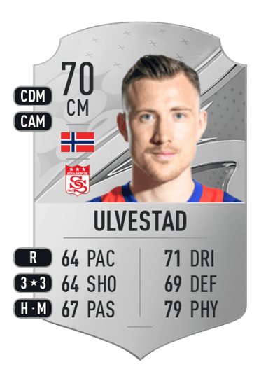 Fredrik Ulvestad Rare 70 OVR