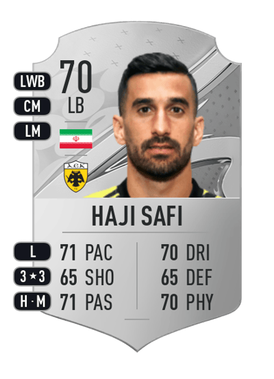Ehsan Haji Safi Rare 70 OVR