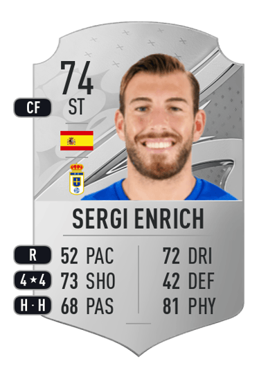 Sergi Enrich Rare 74 OVR