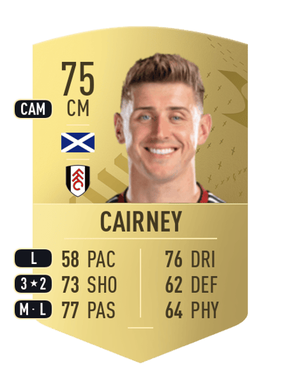 Tom Cairney Common 75 OVR