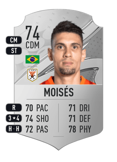 Moisés Rare 74 OVR
