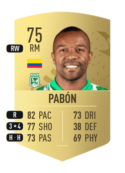 Dorlan Pabón Common 75 OVR