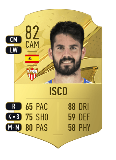 Isco Rare 82 OVR