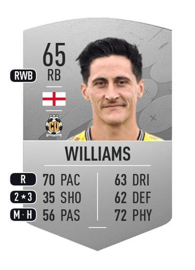 George Williams Common 65 OVR
