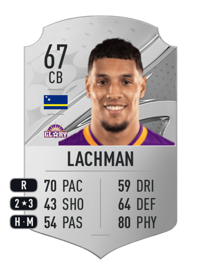 Darryl Lachman Rare 67 OVR