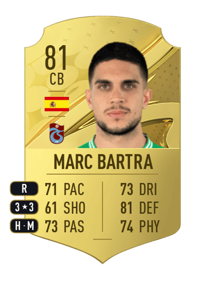 Marc Bartra Rare 81 OVR