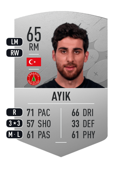 Onur Ayık Common 65 OVR
