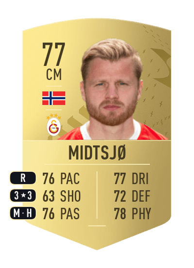 Fredrik Midtsjø Common 77 OVR