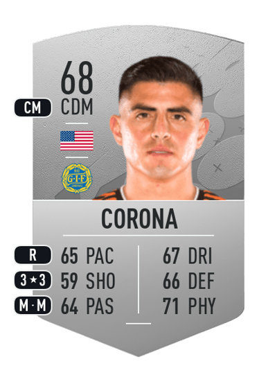 Joe Corona Common 68 OVR