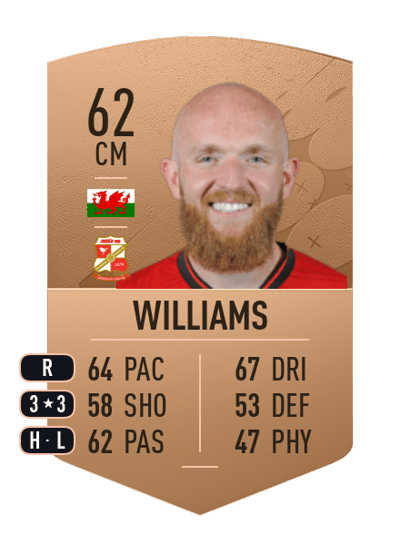 Jonny Williams Common 62 OVR