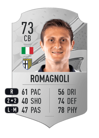Simone Romagnoli Rare 73 OVR