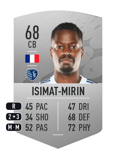 Nicolas Isimat-Mirin Common 68 OVR