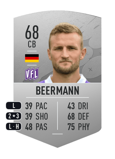 Timo Beermann Common 68 OVR