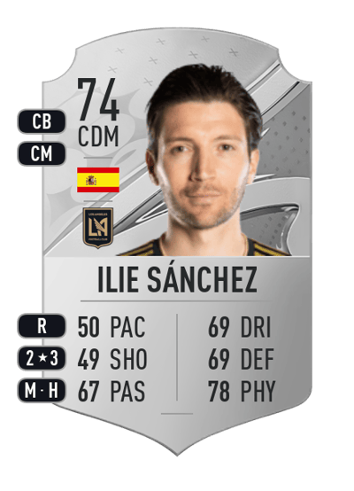 Ilie Sánchez Rare 74 OVR