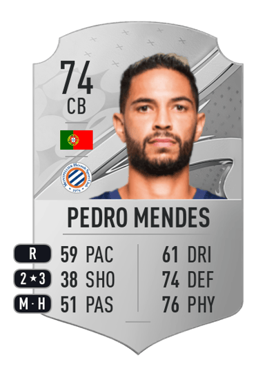 Pedro Mendes Rare 74 OVR