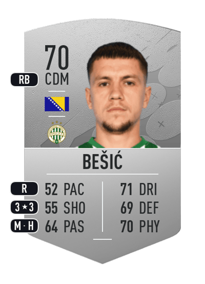 Muhamed Bešić Common 70 OVR