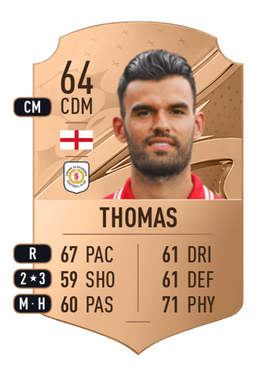 Conor Thomas Rare 64 OVR
