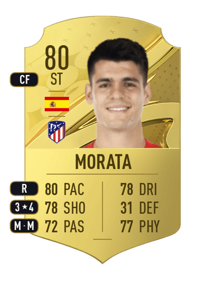 Morata Rare 80 OVR