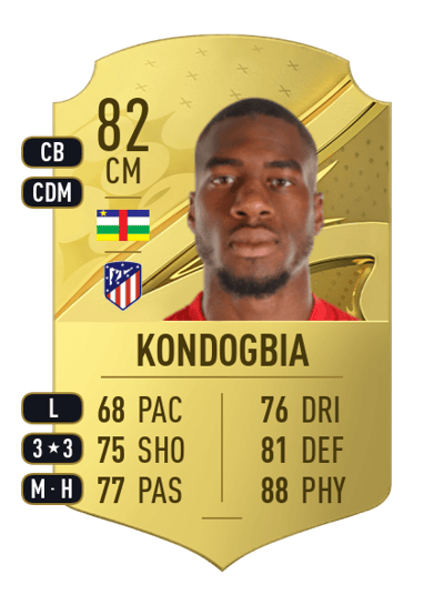 Geoffrey Kondogbia Rare 82 OVR