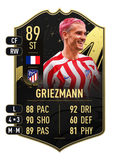 Antoine Griezmann Team of the Week 89 OVR
