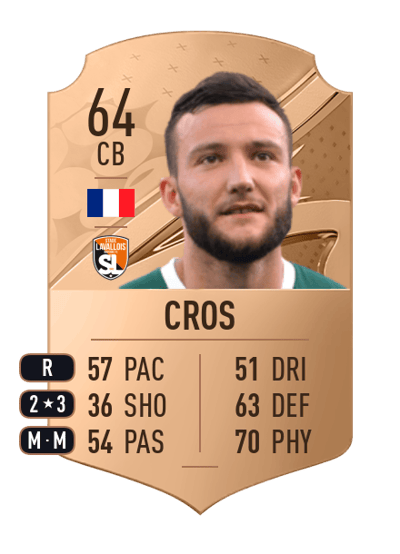 Pierrick Cros Rare 64 OVR