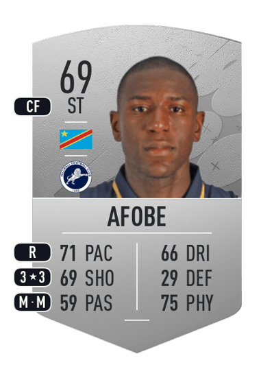 Benik Afobe Common 69 OVR