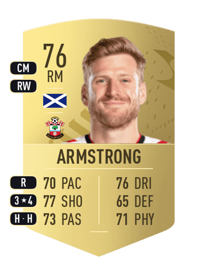 Stuart Armstrong Common 76 OVR