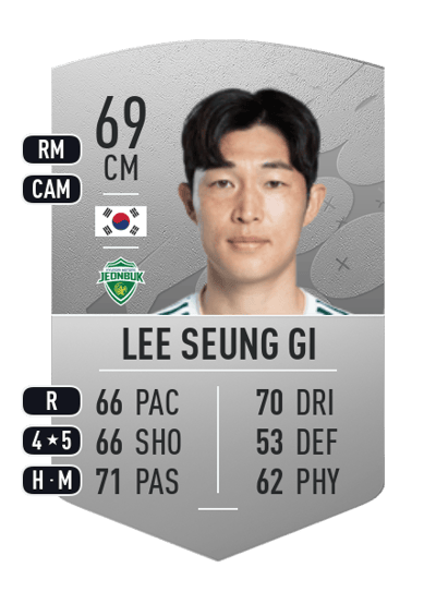 Lee Seung Gi Common 69 OVR