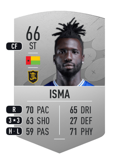 Isma Common 66 OVR
