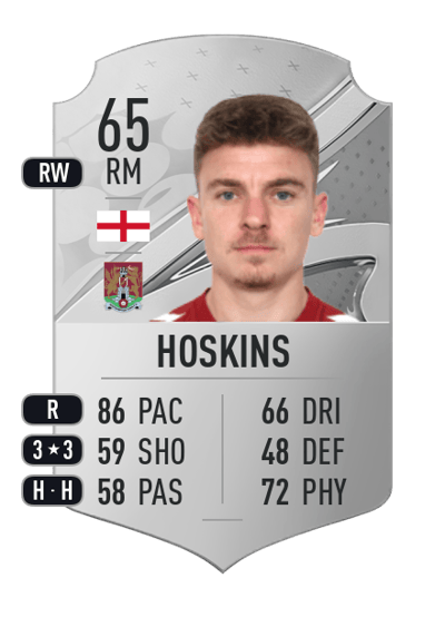 Sam Hoskins Rare 65 OVR