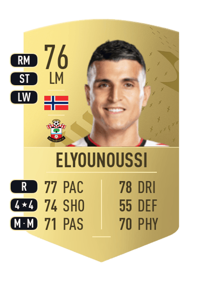 Mohamed Elyounoussi Common 76 OVR