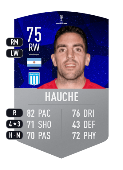 Gabriel Hauche CONMEBOL SUDAMERICANA 75 OVR