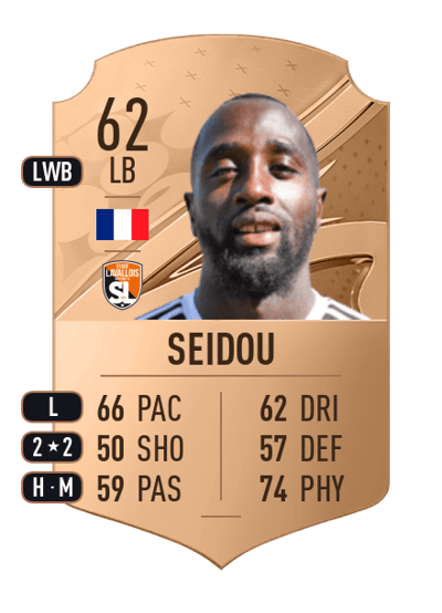 Edson Seidou Rare 62 OVR