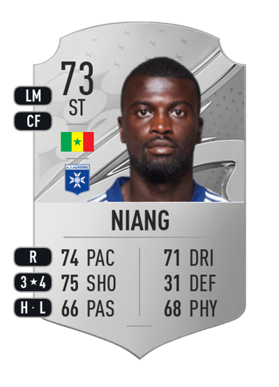 M'Baye Niang Rare 73 OVR