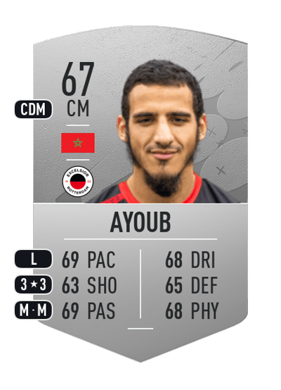 Yassin Ayoub Common 67 OVR