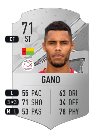 Zinho Gano Rare 71 OVR