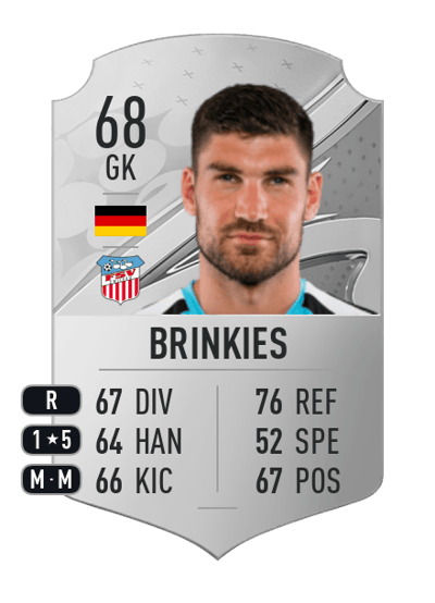 Johannes Brinkies Rare 68 OVR