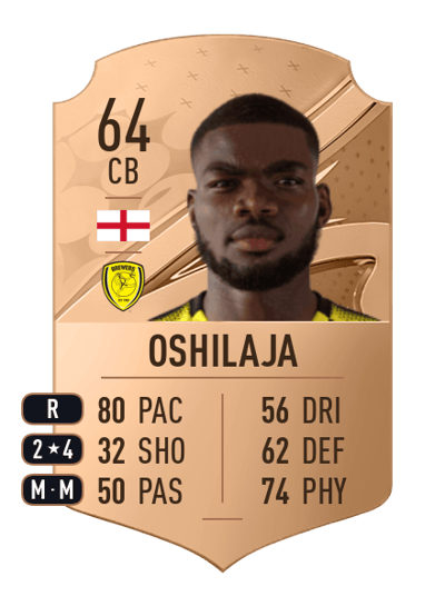Deji Oshilaja Rare 64 OVR