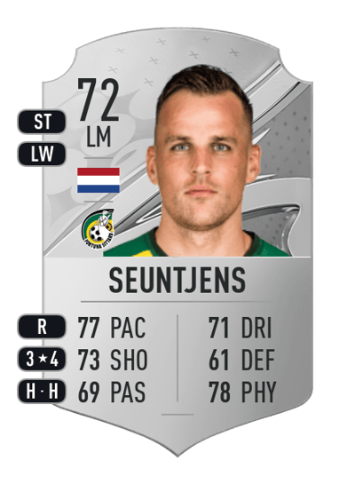 Mats Seuntjens Rare 72 OVR