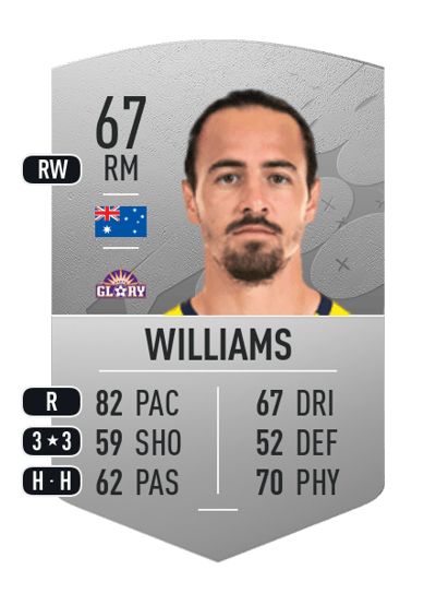 Ryan Williams Common 67 OVR