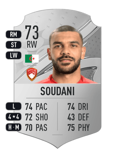 Hillal Soudani Rare 73 OVR