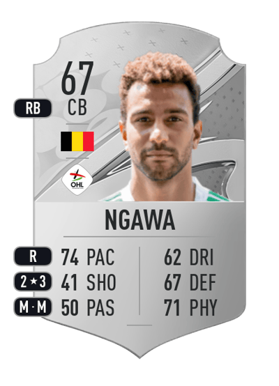 Pierre-Yves Ngawa Rare 67 OVR