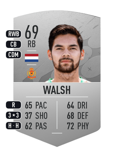 Sandy Walsh Common 69 OVR