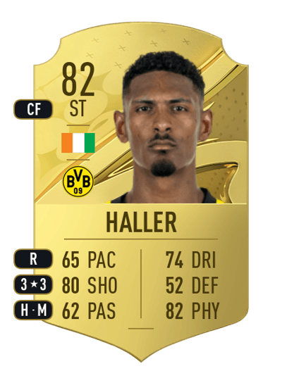 Sébastien Haller Rare 82 OVR