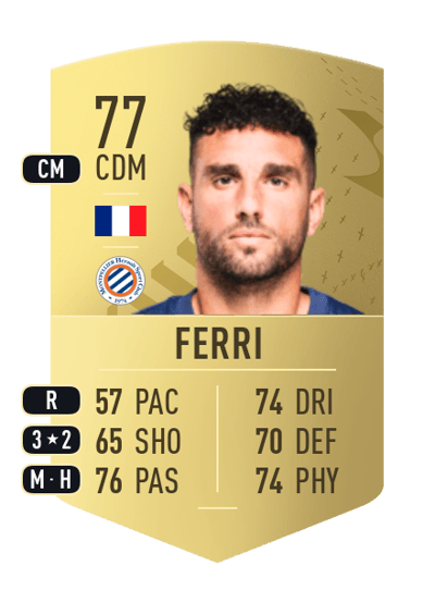 Jordan Ferri Common 77 OVR