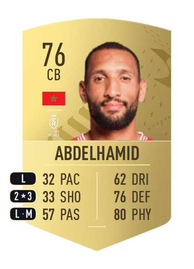 Yunis Abdelhamid Common 76 OVR