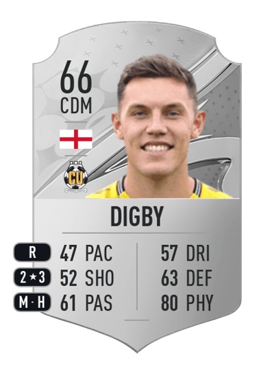 Paul Digby Rare 66 OVR